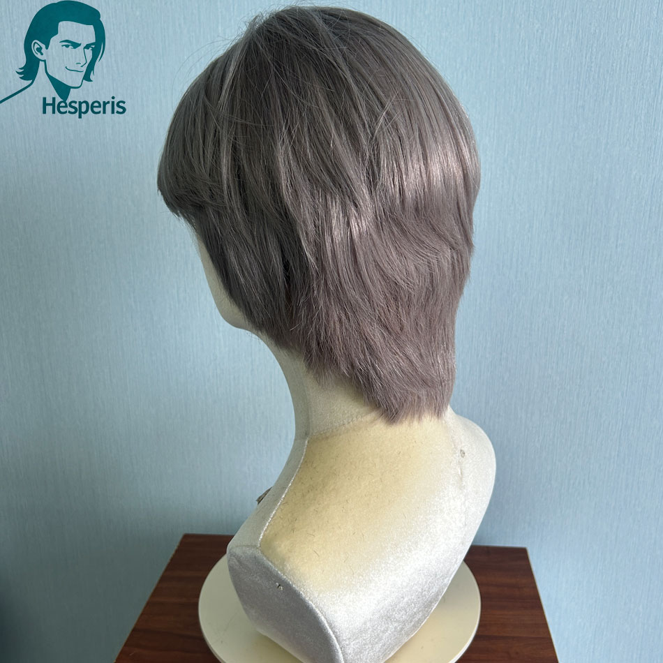Hesperis Brazilian Remy Grey C - Pre Parted 13X4 Lace Front Bob Wig recension och pris