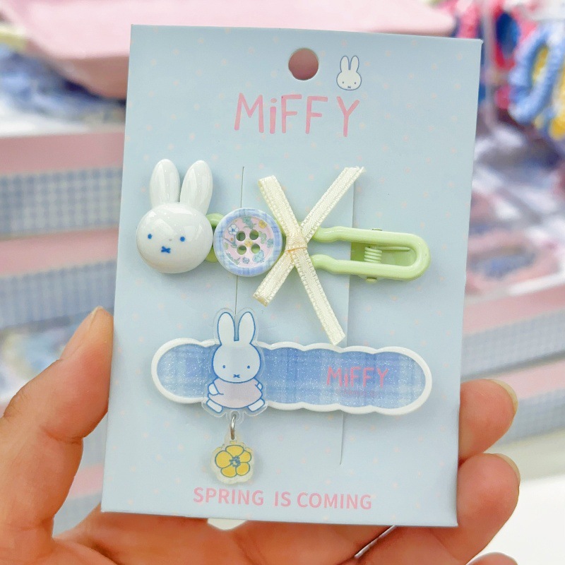 New Miffy rabbit bangs clip si - Hair Bundles recension och pris