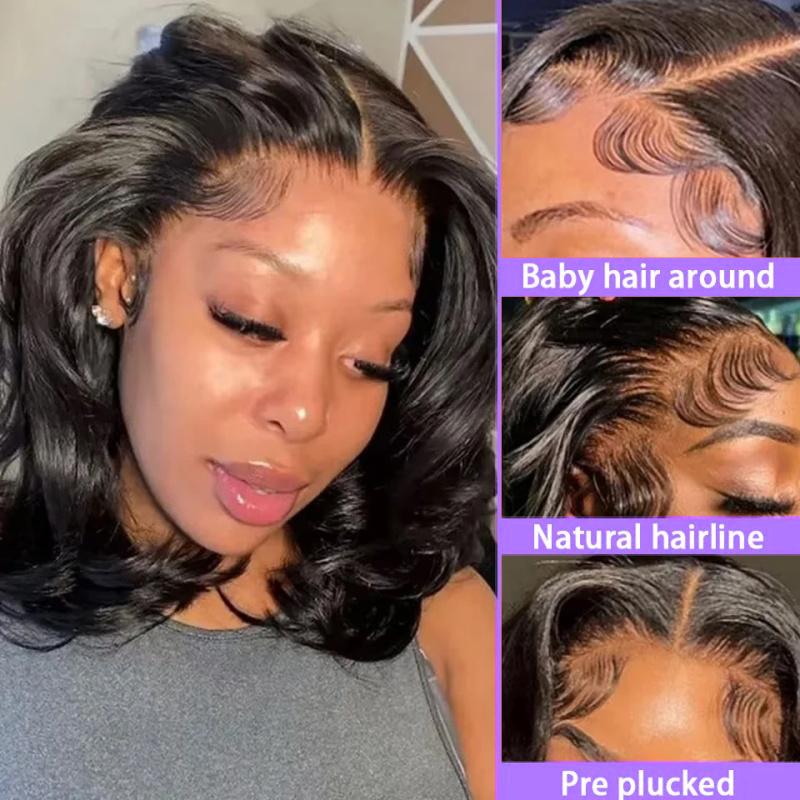 200% Body Wave HD Lace Frontal - Glueless Wear And Go Human Hair Wig recension och pris