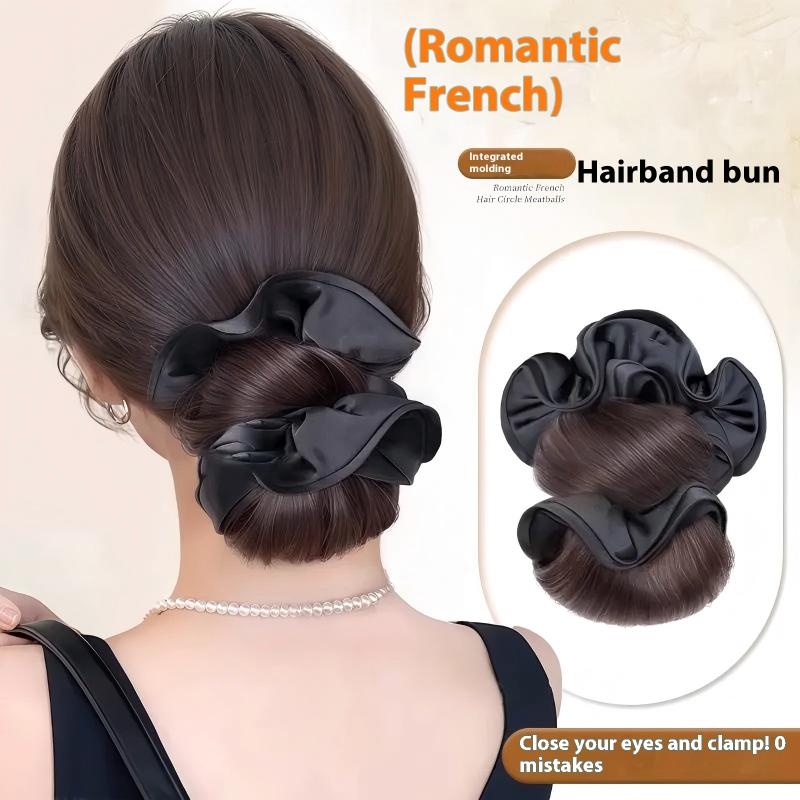 Low Bun Wig Hair Clip-In Messy - Claw Clip Messy Bun Hair Piece recension och pris