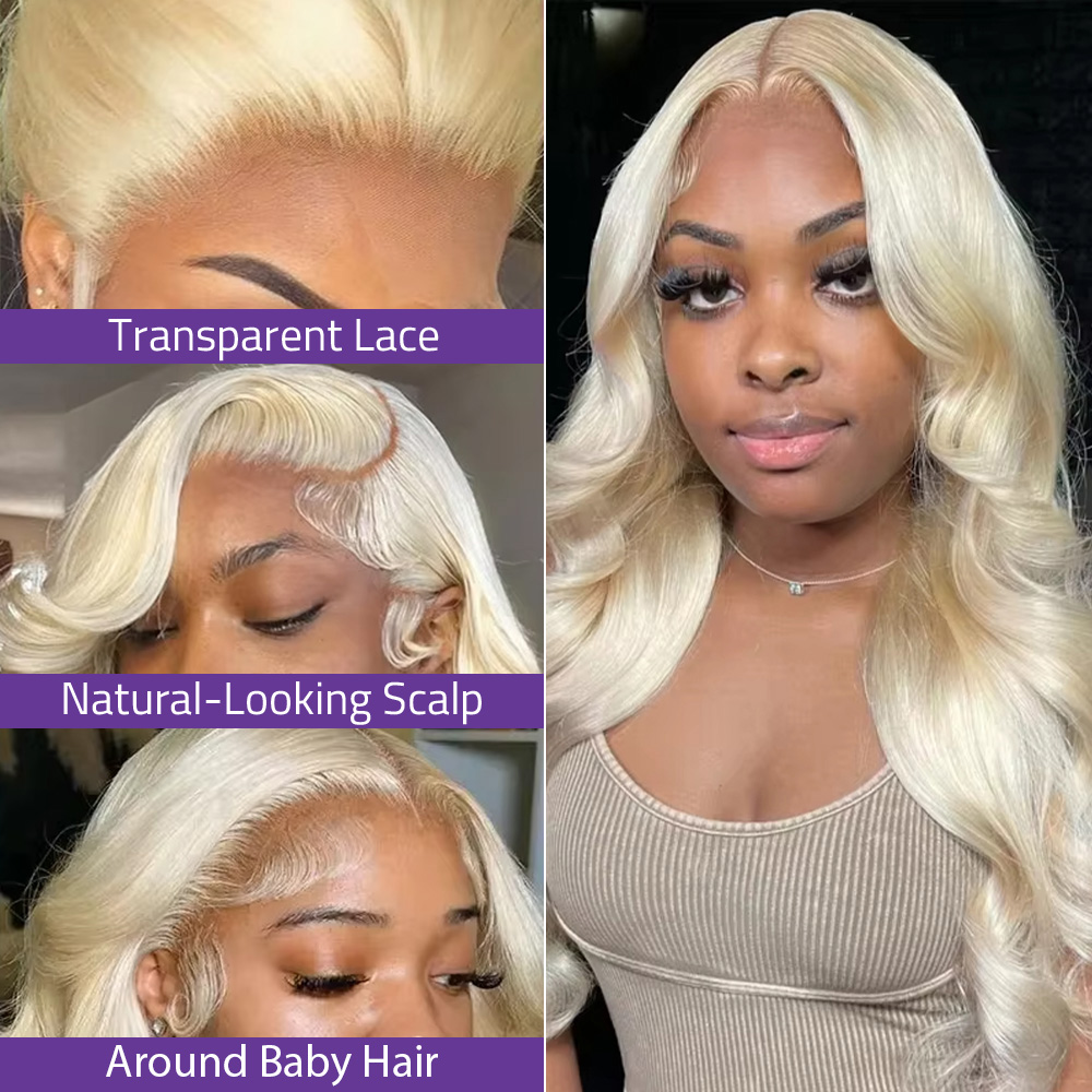 13x4 13x6 HD Transparent Lace  - Hd Lace Frontal Wig Human Hair Pre Plucked recension och pris
