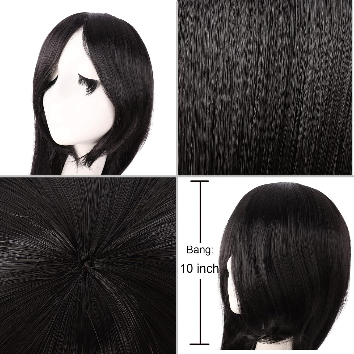 40 Inch 100 cm Long Straight C - Synthetic Braided Wigs For Black Women recension och pris